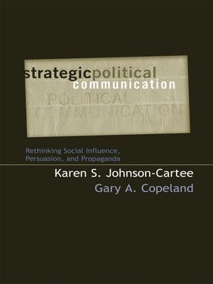 cover image of Strategic Political Communication